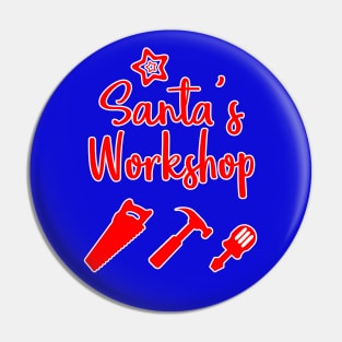 Santa's Toy Workshop Pin