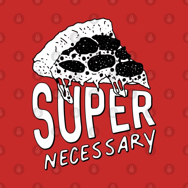 SUPER NECESSARY AND PIZZA (Masvidal) v2 by Teeworthy Designs