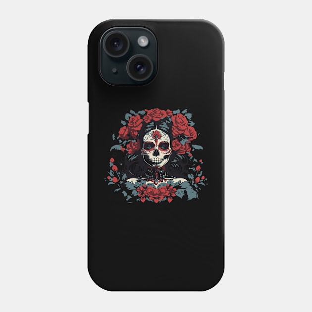 santa muerte Phone Case by lkn