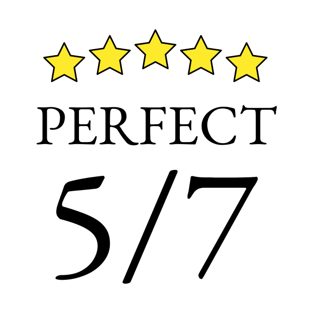 a perfect 5/7 by minimal_animal