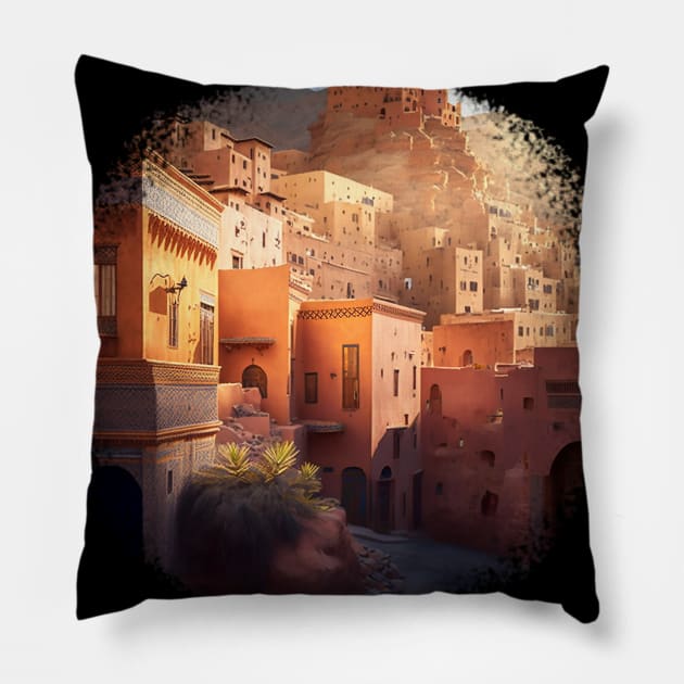 Morocco is more beautiful than you can imagine Pillow by maghrib4ever