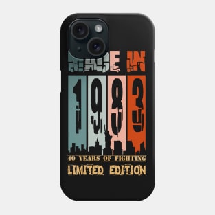 Made in 1983. 40 years of Fighting. LIMITED EDITION Phone Case