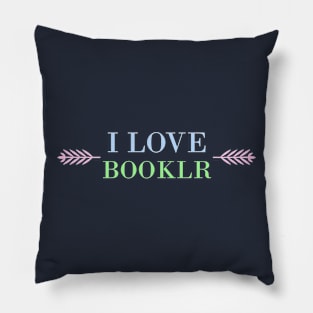 I Love Booklr Pillow