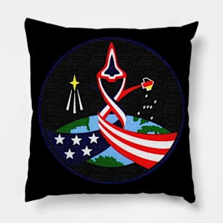 Black Panther Art - NASA Space Badge 129 Pillow