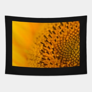 Sunny Sunflower Close Up Tapestry