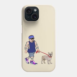 Rapper With Puppy Frenchie - Rappers with Puppies Phone Case