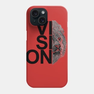 lion design vision Phone Case