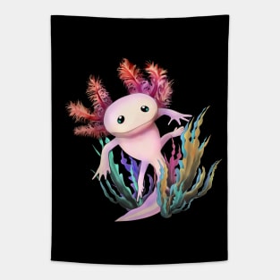 Cute Axolotl Tapestry