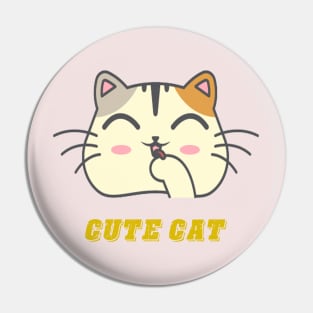 Cute cat lover Pin