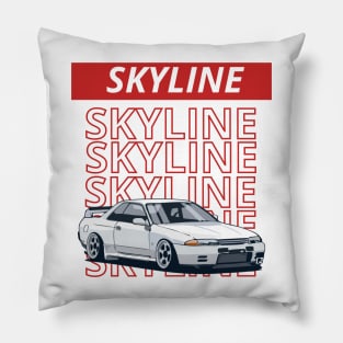 nissan skyline r32 Pillow