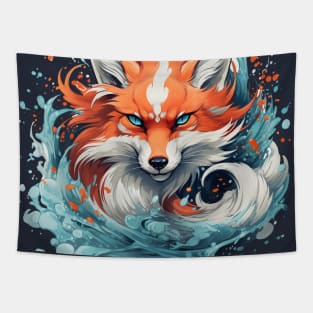 Water Fox Tapestry