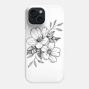 Floral Outline Phone Case