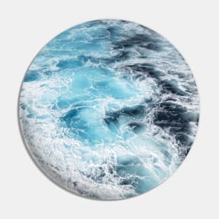 mesmerizing blue turquoise ocean waves (sea foam, greece, nature, wanderlust) Pin