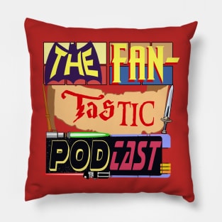 The FanTastic Podcast Logo Pillow