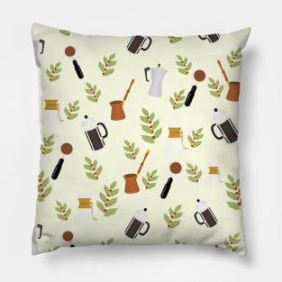 brewing pattern Pillow