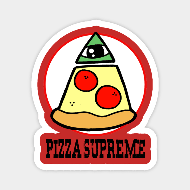 Pizza Supreme Magnet by Jason DeWitt