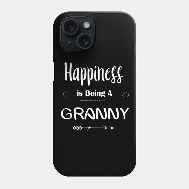 Happiness is Being A Granny Phone Case by TheWarehouse