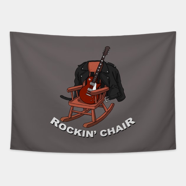 Funny Original Retro Musician Guitarist Guitar Funny Rocker Clever Meme Tapestry by BoggsNicolas