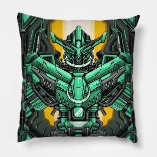 Giant Green Mechanized Guard Pillow