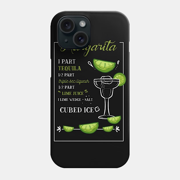 Margarita Cocktail Bar Drinks Barkeeper Restaurant Phone Case by amango