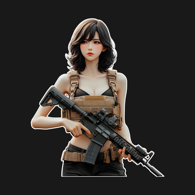 Tactical Girl by Rawlifegraphic