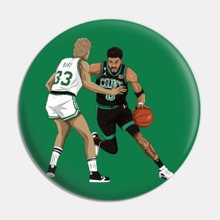 Jayson Tatum vs Larry Bird Pin