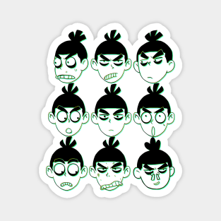 Scissor Seven! Magnet