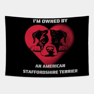 I am owned by an American Staffordshire Terrier Tapestry