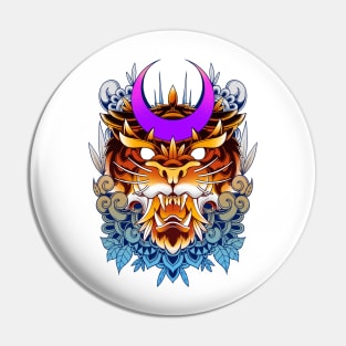 Tiger Moon Pin