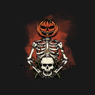 Pumpkin & Skull T-Shirt