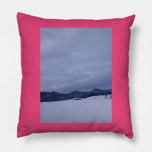 SNOW COVERED MOUNTAINS Pillow