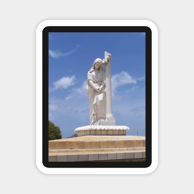 Virgin Mary Statue Magnet by aldersmith