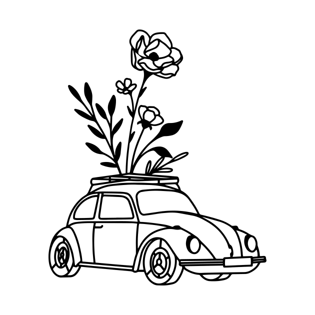 Floral car by Vintage Dream