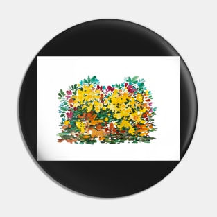 Bright Flower Patch Pin