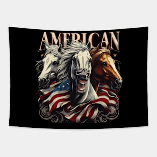 American horse power Tapestry