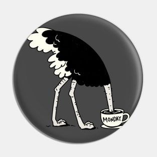 monday bird Pin