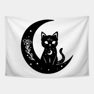 Cat Moon Tapestry