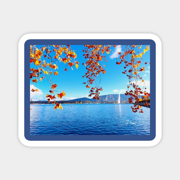 autumn in Geneva Magnet by poupoune