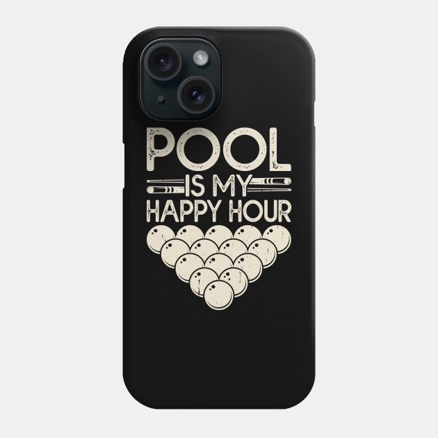 Pool Is My Happy Hour T shirt For Women Phone Case by QueenTees