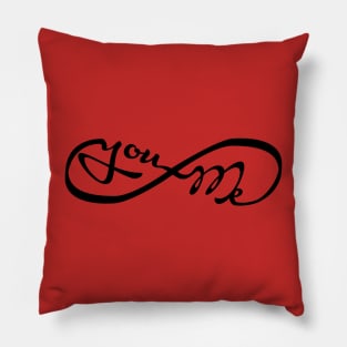 You and me infinity love Pillow