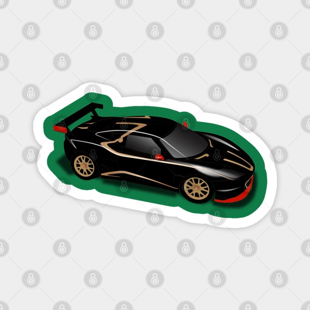 Lotus Evora John Player Special Magnet by Bluevolksmann