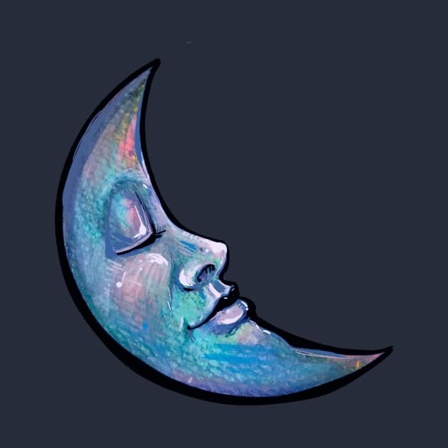 Once In A Blue Sleeping Moon by bubbsnugg