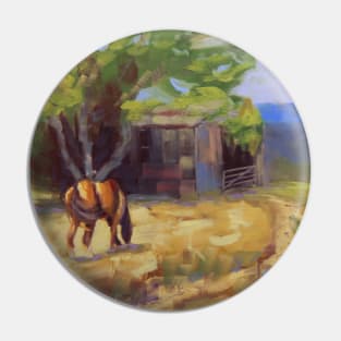 Quiet Grazing Horse Pin