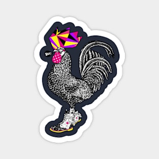 El gallo con botas Magnet