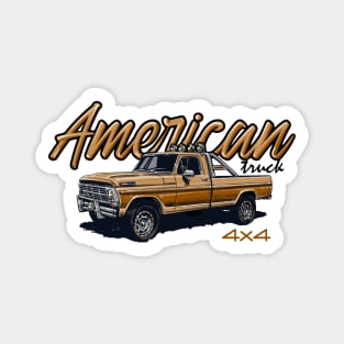 american ford truck 4x4 Magnet
