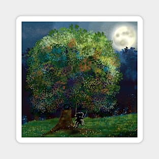 Romantic Tree Magnet