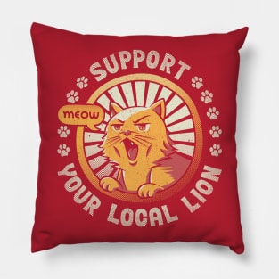 Support Your Local Lion Pillow