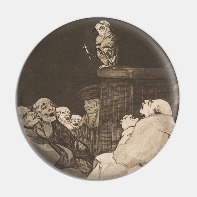 What a Golden Beak! by Francisco Goya Pin by Classic Art Stall