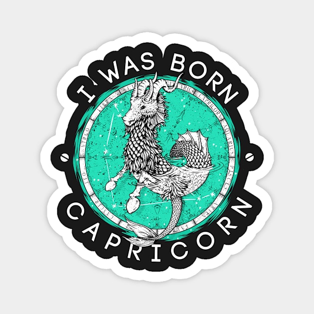 I was born Capricorn Magnet by JORDYGRAPH