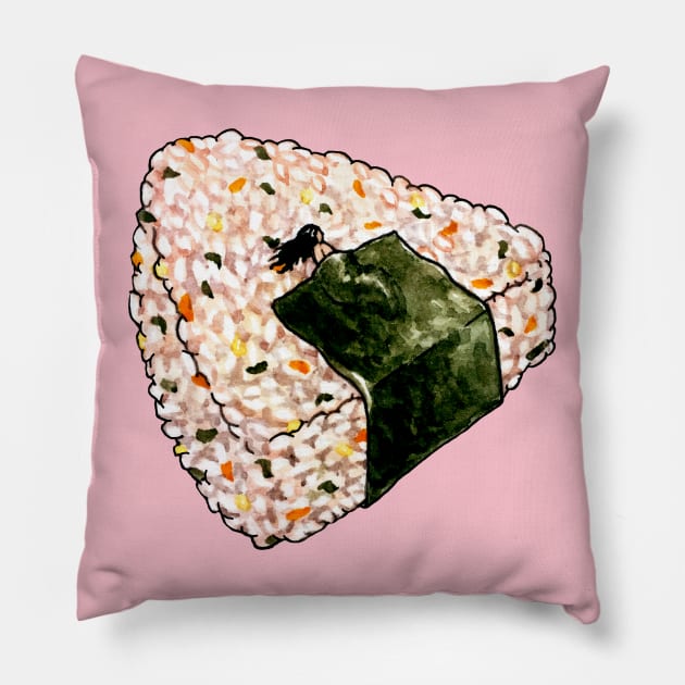Onigiri Snooze Pillow by LauraOConnor